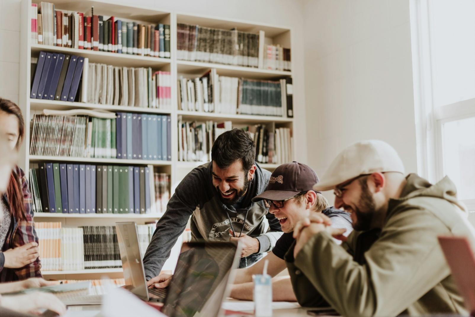 Instructor reviewing machine learning clustering code with a learner